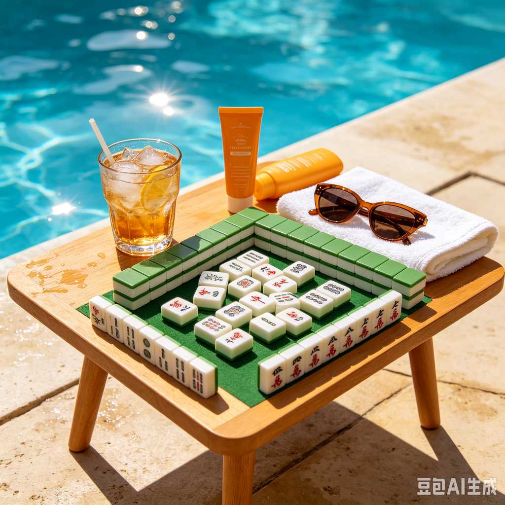 premium resin mahjong game set